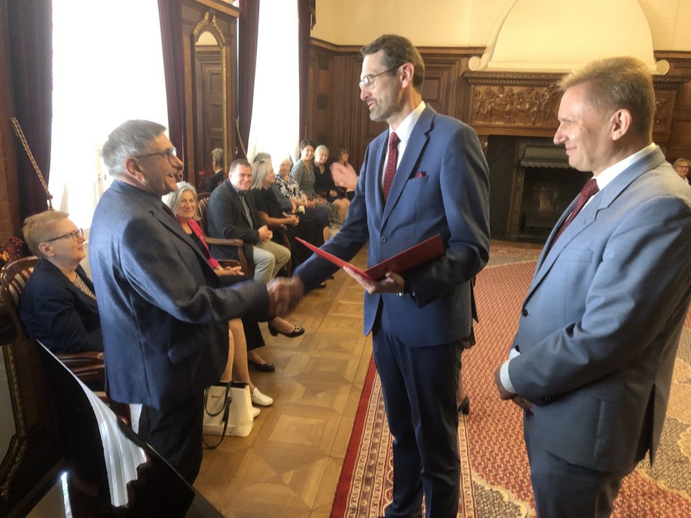 Meeting of the Rector of the University of Lodz with retiring University employees 
