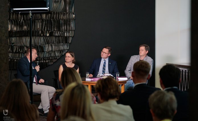 Prof. Kita, Dr Stawiszyńska, Dr Szymański and Dr Sitarek