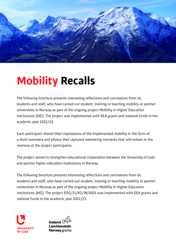Front page of Mobility recalls