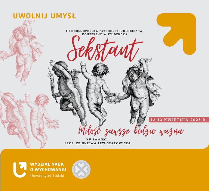 kolorowy plakat wydarzenia Konferencja Sekstant