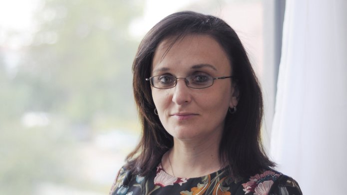 Dr hab. Agnieszka Robaszkiewicz, prof. UŁ z Katedry Biofizyki Ogólnej Wydziału Biologii i Ochrony Środowiska #UniLodz