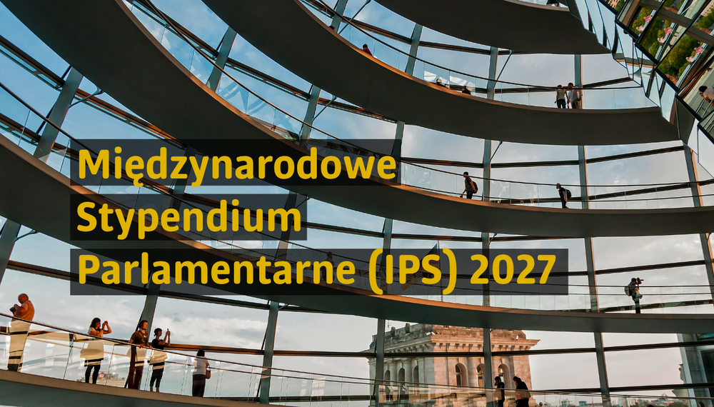 A promotional graphic for the International Parliamentary Scholarship (IPS) 2027