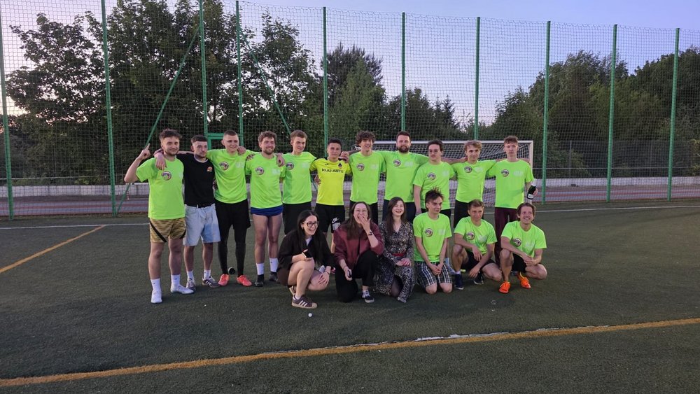photo of the team competing in the Lumumby Cup final