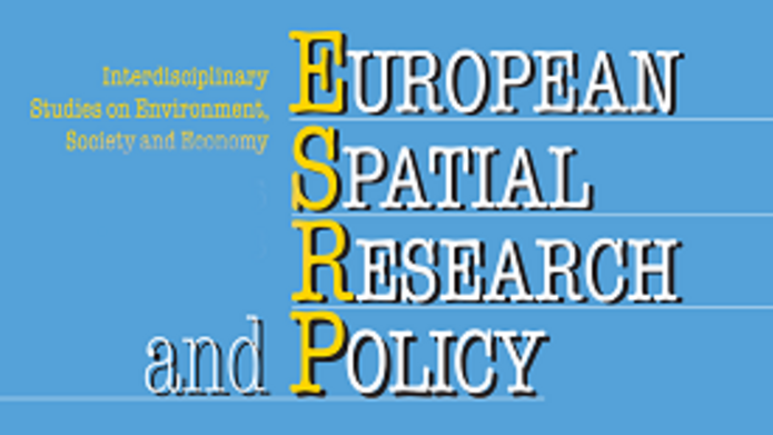 European Spatial Research and Policy 