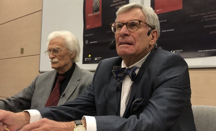 Dr Dieter Schenk i prof. Witold Kulesza