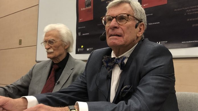 Dr Dieter Schenk i prof. Witold Kulesza