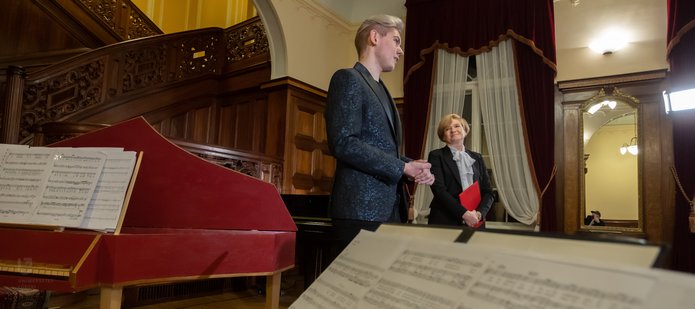 koncert w Pałacu Biedermanna, Rektor UŁ