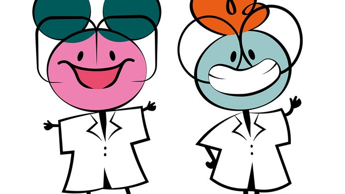 a graphic with Genio and Helisia