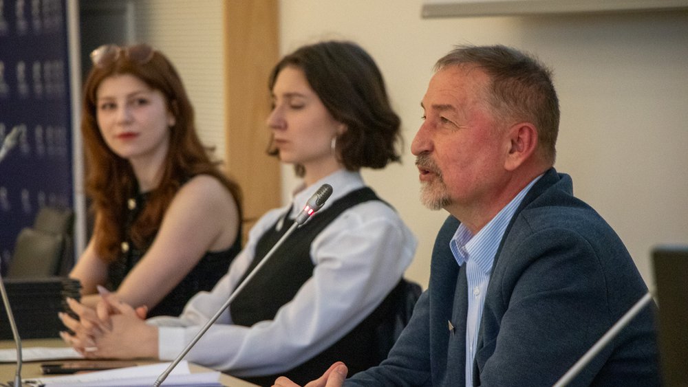 prof. Krzysztof Jan Witczak podczas wystąpienia