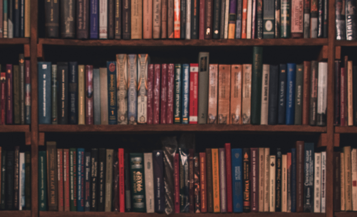 a decorative element: books