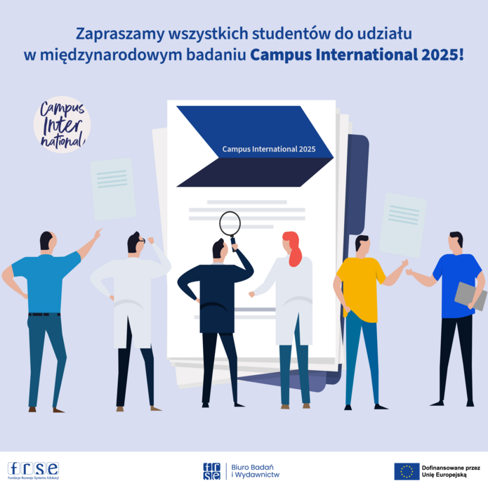 grafika promująca badanie Campus International 2025