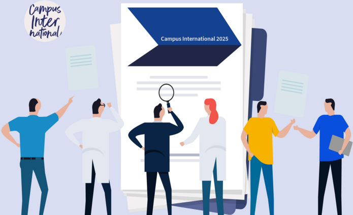 grafika promująca badanie Campus International 2025