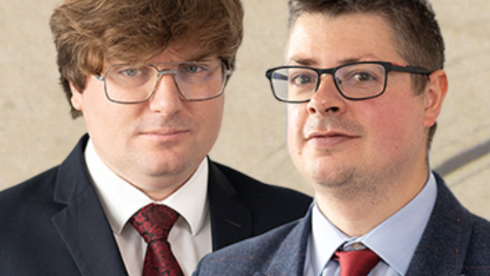 Dr Tomasz Lachowski and Dr Tomasz Piątkowski