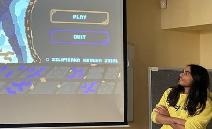 gamejam contest participants presenting their game