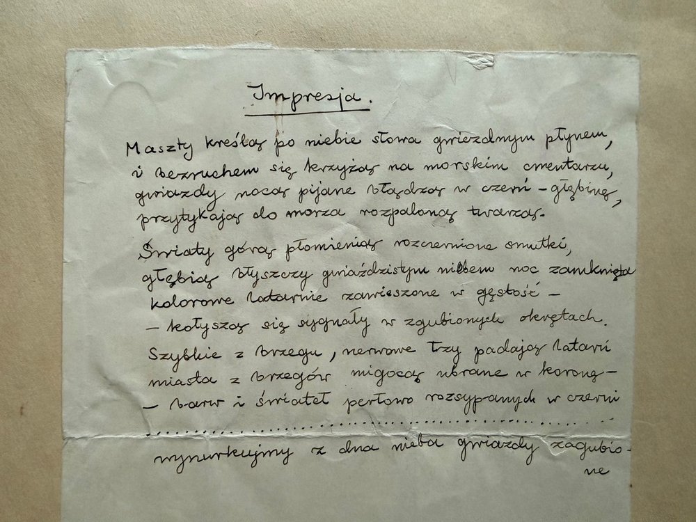 rękopis baczyńskiego
