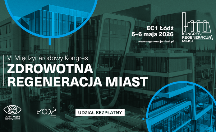 Banner advertising the Healthy Urban Regeneration Congress