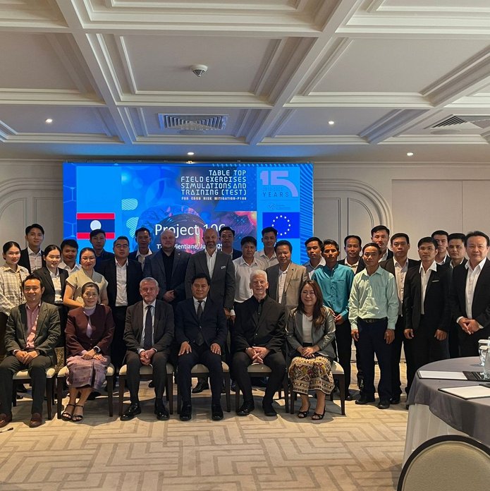 Photo of the meeting in Lao