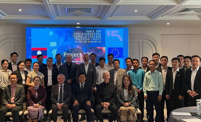 Photo of the meeting in Lao