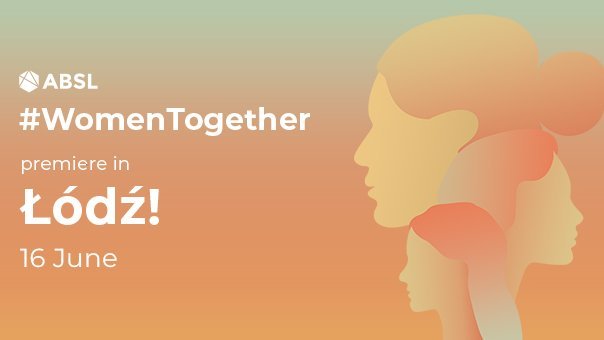 A graphic promoting ABSL Woman Together Lodz 