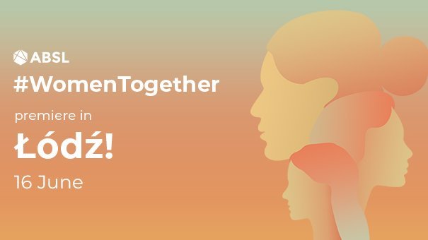 Grafika promująca ABSL Woman Together Lodz 