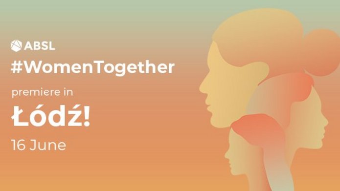 A graphic promoting ABSL Woman Together Lodz