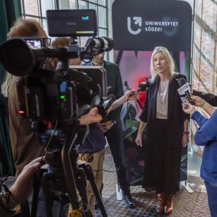 Honorata Pytloch-Ogieniewska podczas briefingu prasowego