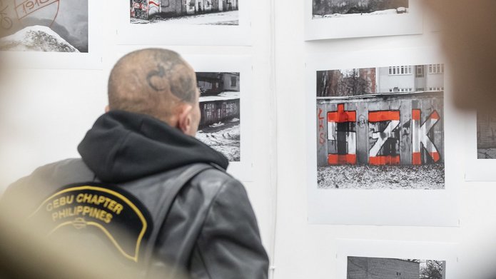 a photo from the exhibition opening