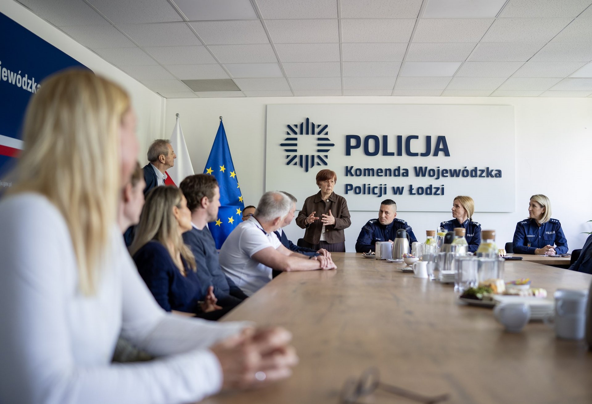photo from the meeting at the Provincial Police Headquarters
