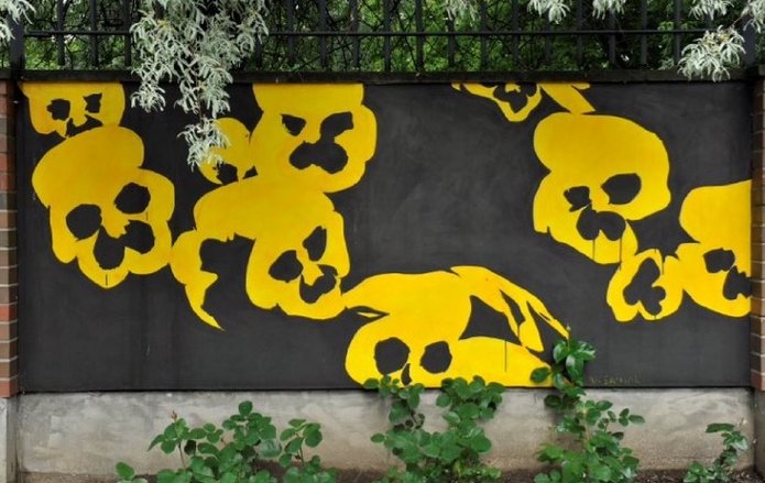 Wilhelm Sasnal, Pansies, 2007, photo by T. Sawicki