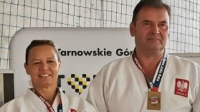 zwycięska para judoków