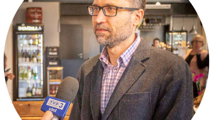portret prof. Piotra Krajewskiego