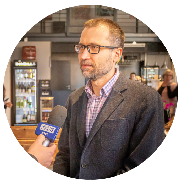 portret prof. Piotra Krajewskiego