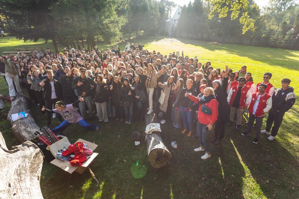 reception of newly-admitted international students at the University of Lodz