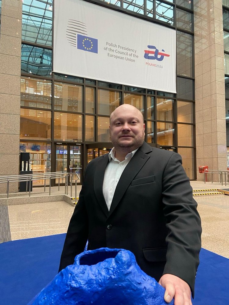 Meeting of EU Council Working Group - a decorative element