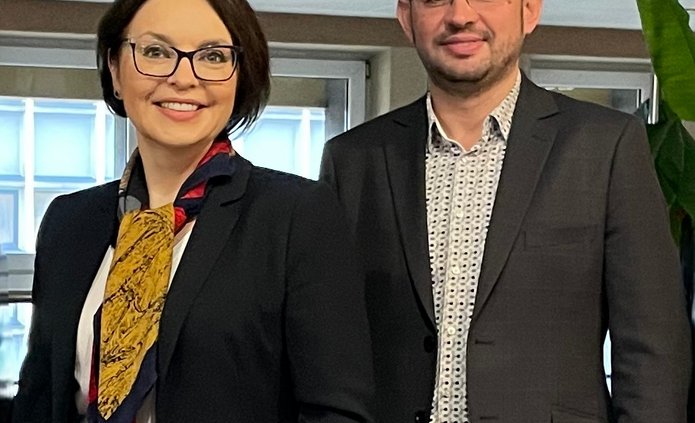 Prof. Janicka and Prof. Sajnóg