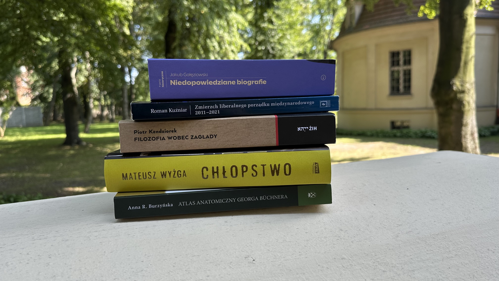 okładki nominowanych książek