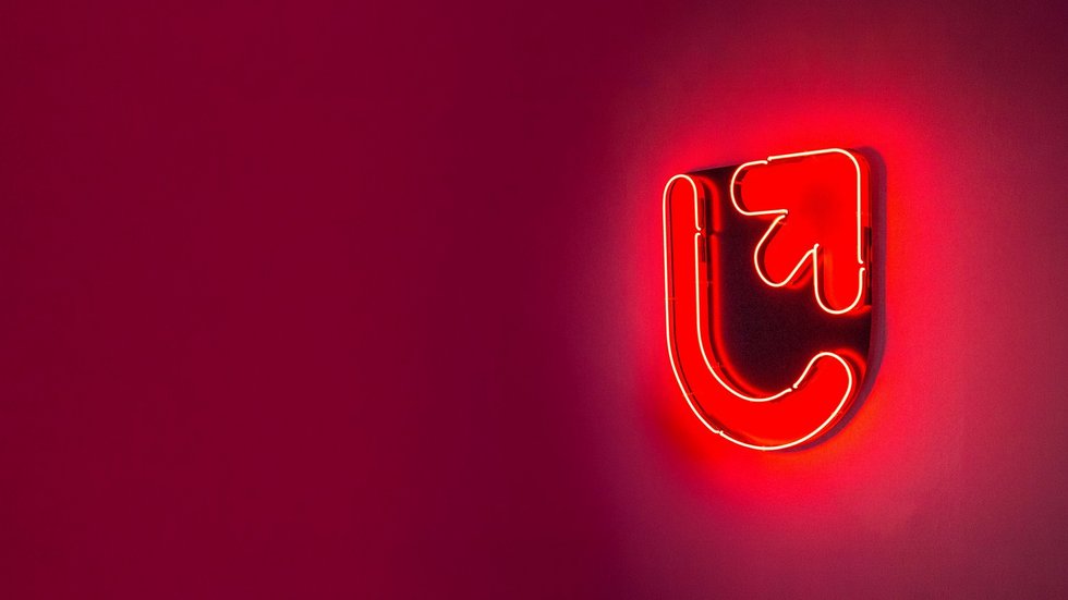 [Translate to English:] neon uniwersytetu łódzkiego