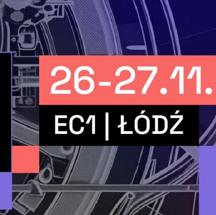 Baner z napisem Bomba Megabitowa Festiwal Lema