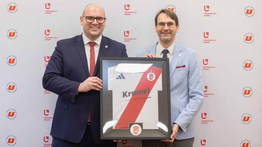 Podpisanie umowy ŁKS x UniLodz