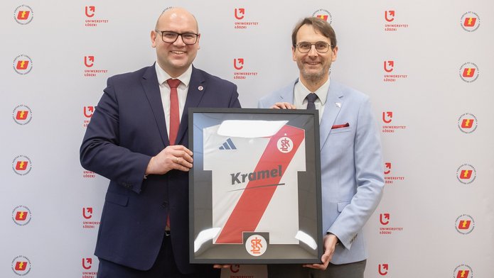 Podpisanie umowy ŁKS x UniLodz