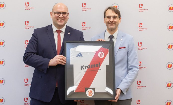 Podpisanie umowy ŁKS x UniLodz