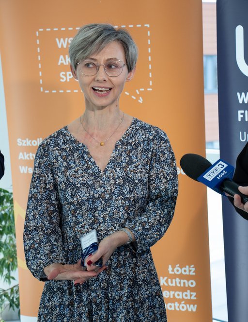 prof. Magdalena Pietrzak, prodziekan Wydziału Filologicznego UŁ ds. dydaktycznych i ruchu studenckiego