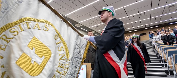 banner of the University of Lodz