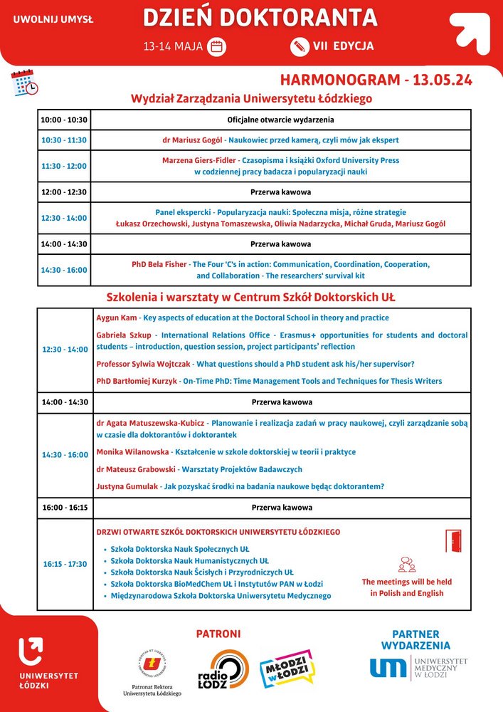 Drzwi Otwarte Szkół Doktorskich