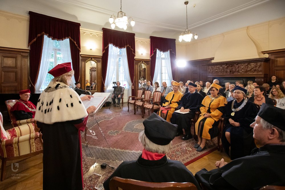 uroczystość odnowienia doktoratów w Pałacu Biedermanna 