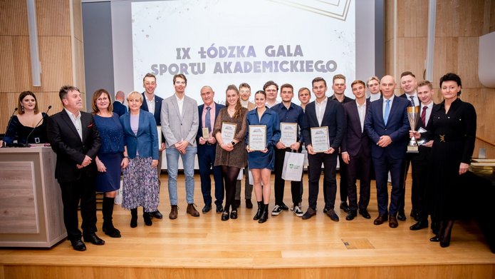 a group photo taken during the gala ceremony