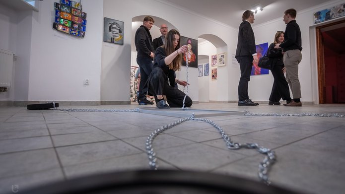 Opening of the exhibition in the palace cellar