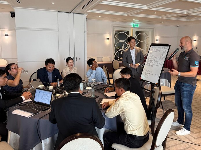 Photo of the meeting in Lao