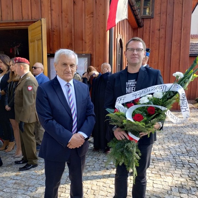 Prof. Albin Głowacki oraz dr Wojciech Marciniak