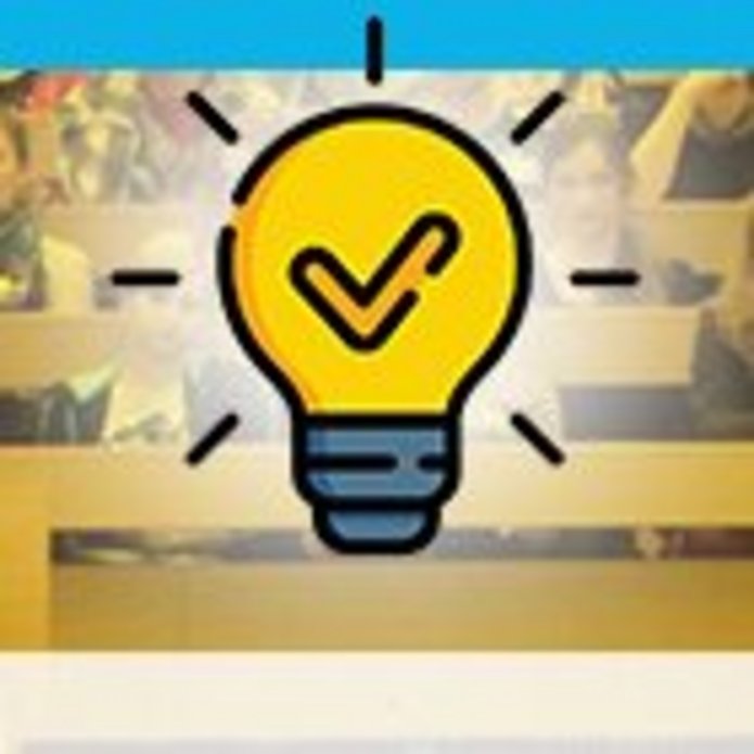 grafika dotycząca wyróżnień Łódzkie Eureka z żarówką